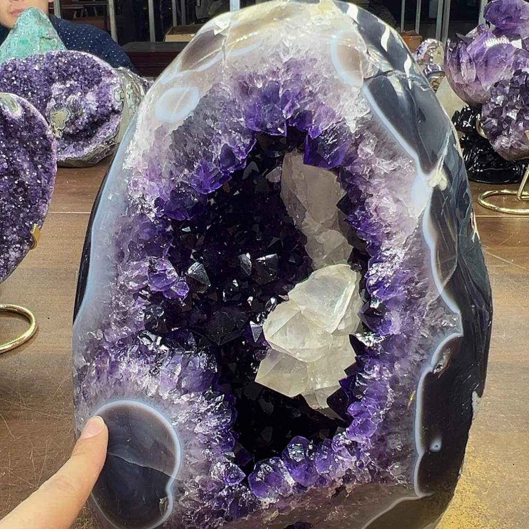 紫晶摆件未镶嵌晶体