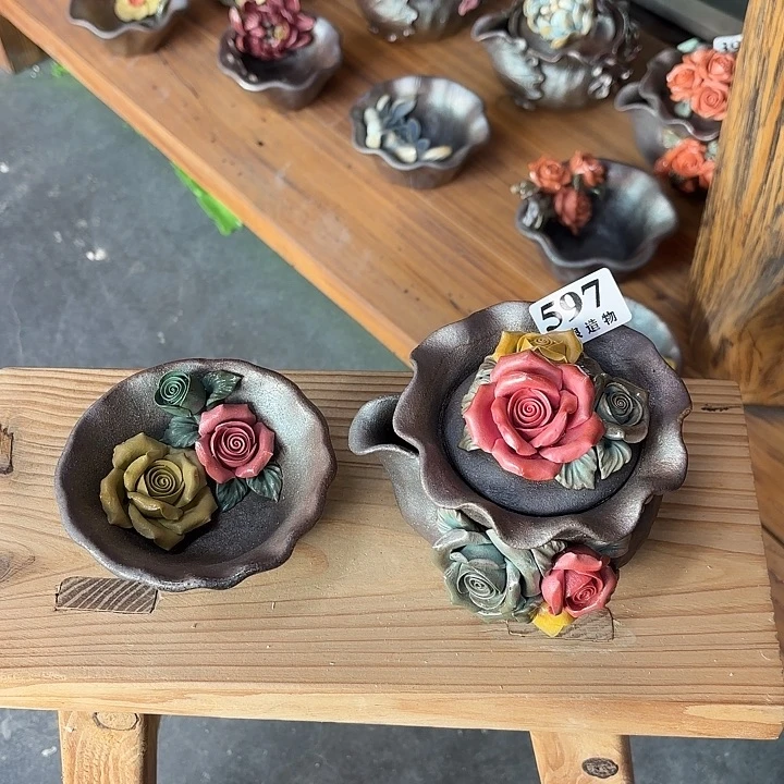 山泉造物手工制作柴烧597一套