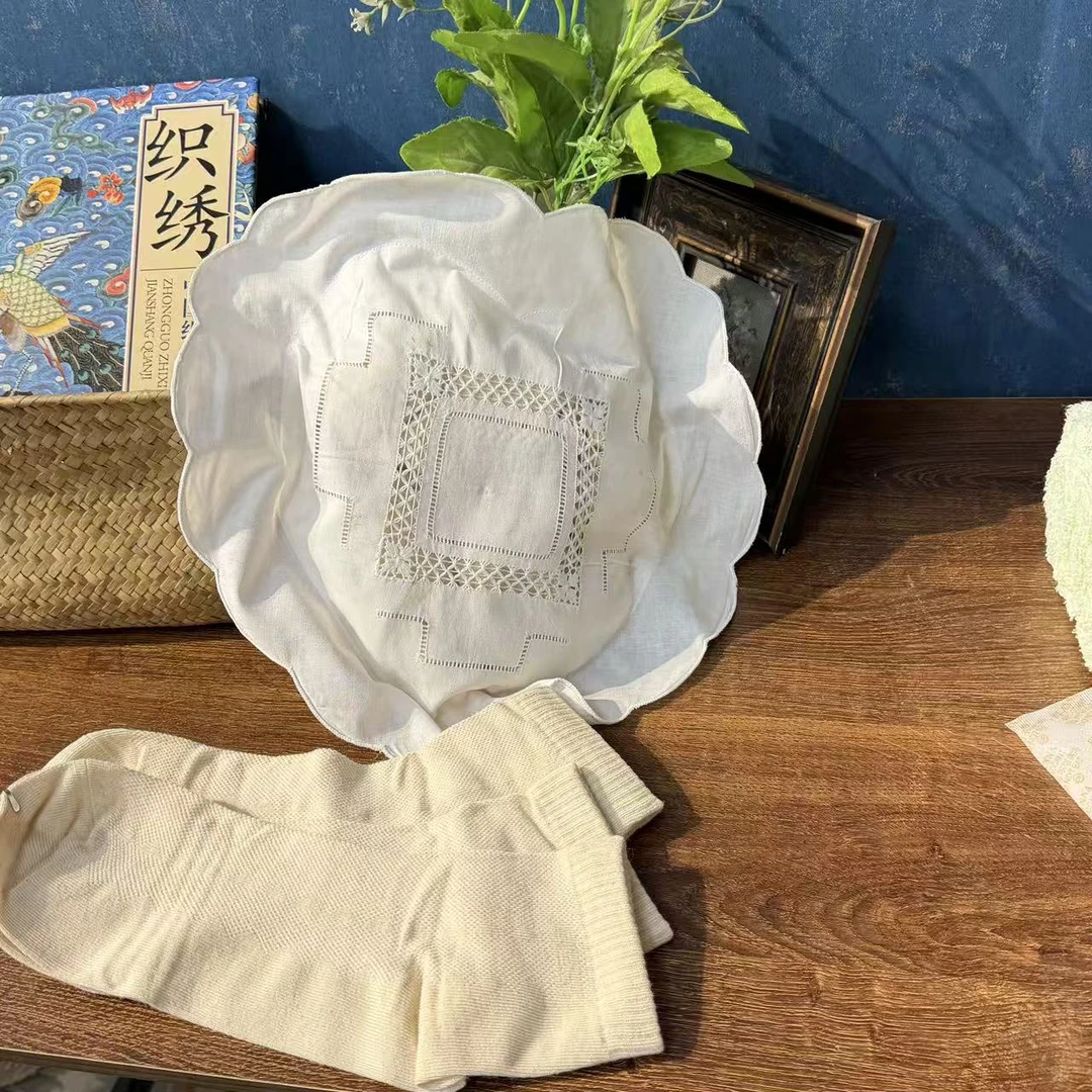 DZ369 【玫瑰罗布麻】短袜五双