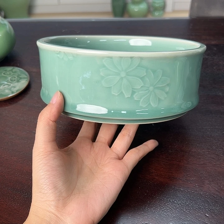 龙泉云间青瓷小米茶器