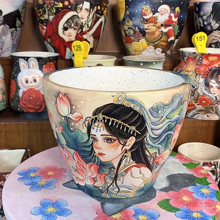 景德镇精品js美盆