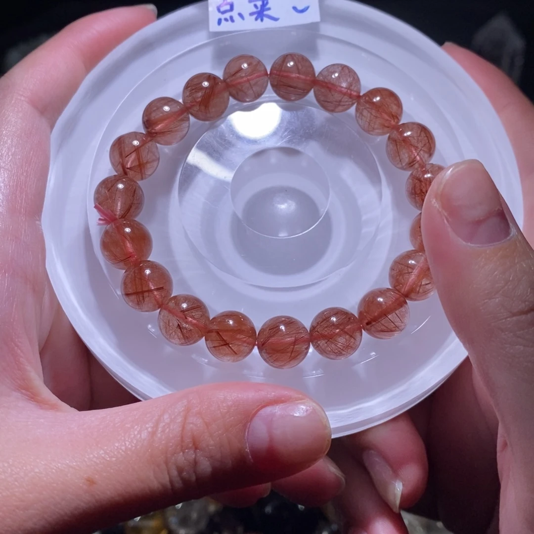 水晶手链未镶嵌红兔毛