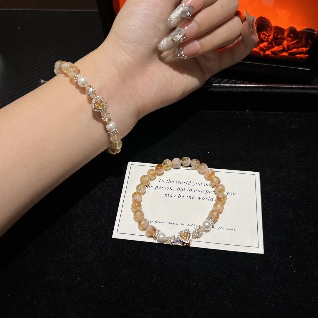 D92 7mm黄塔设计款手串 颜色微差