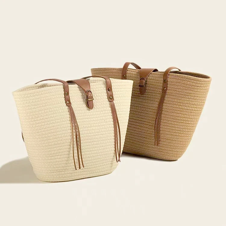 【45x30x11cm】摩瑟DP【出欧洲休闲度假编织包】HAZC