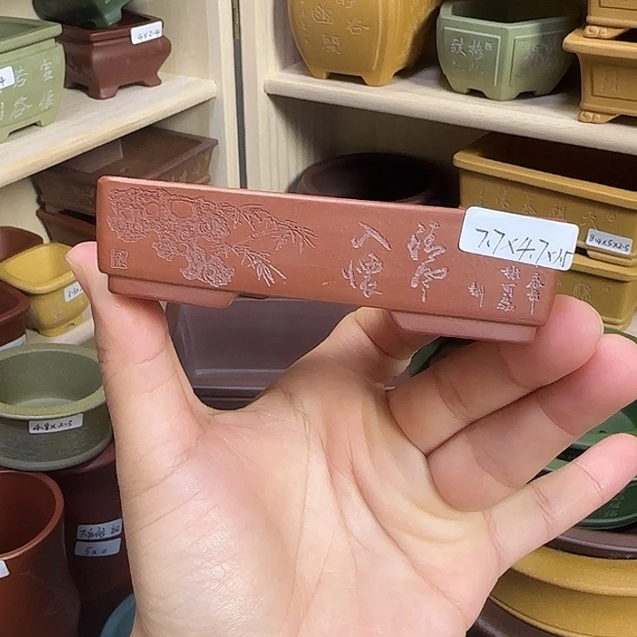 宜兴紫砂小花盆自产自销
