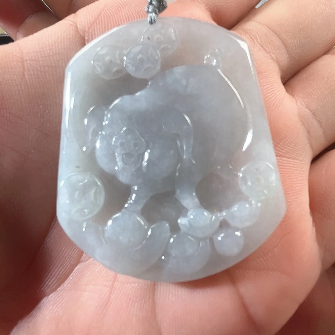 翡翠未镶嵌颈饰天然