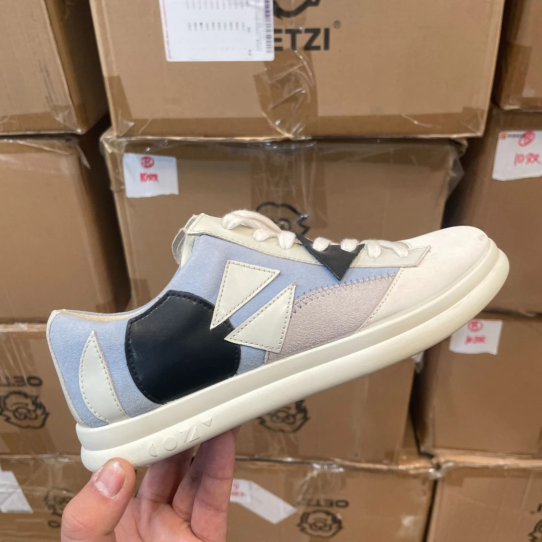 【微瑕CZ女】7025拼接休闲板鞋