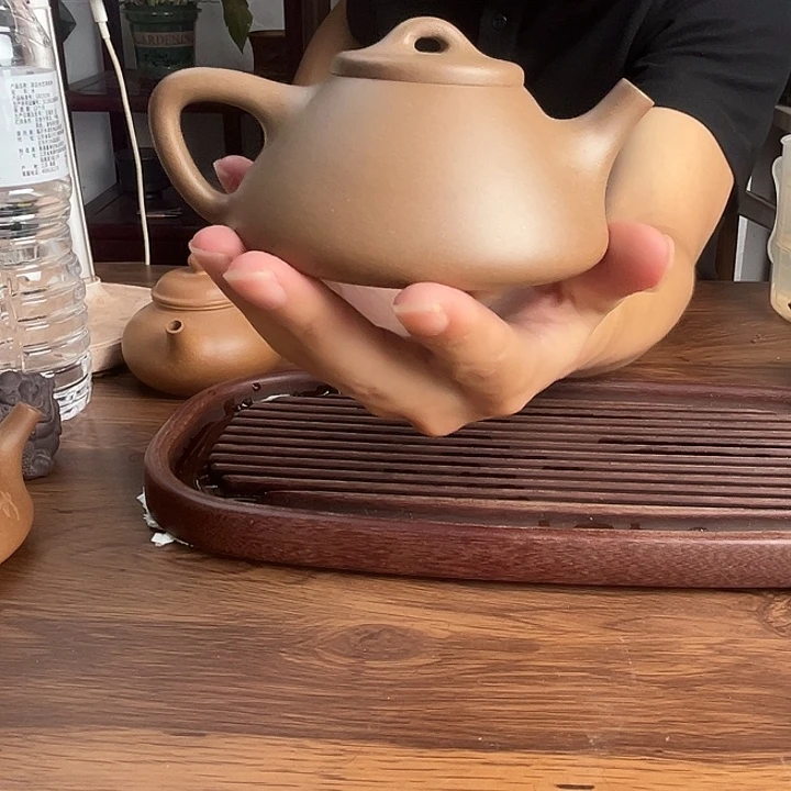 茶壶紫砂原矿文人段泥光素子冶石瓢