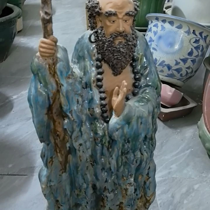 青花瓷鱼*石湾公仔一个包邮