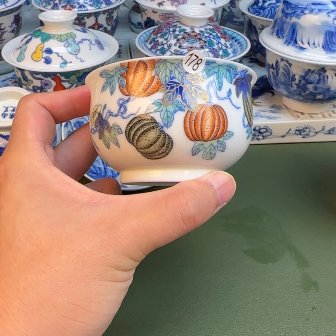 彦祖纯手工手绘茶具178