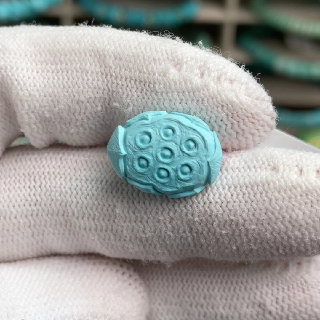 绿松石未镶嵌好事莲莲7