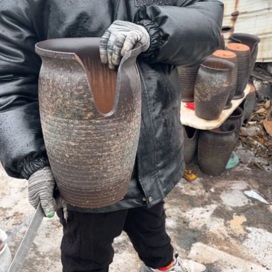 红陶口21高34正品