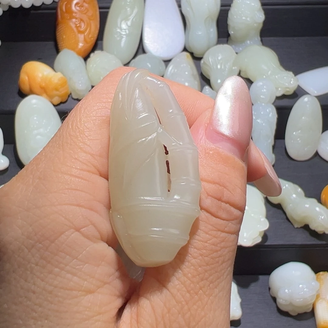 颈饰未镶嵌和田玉༺****