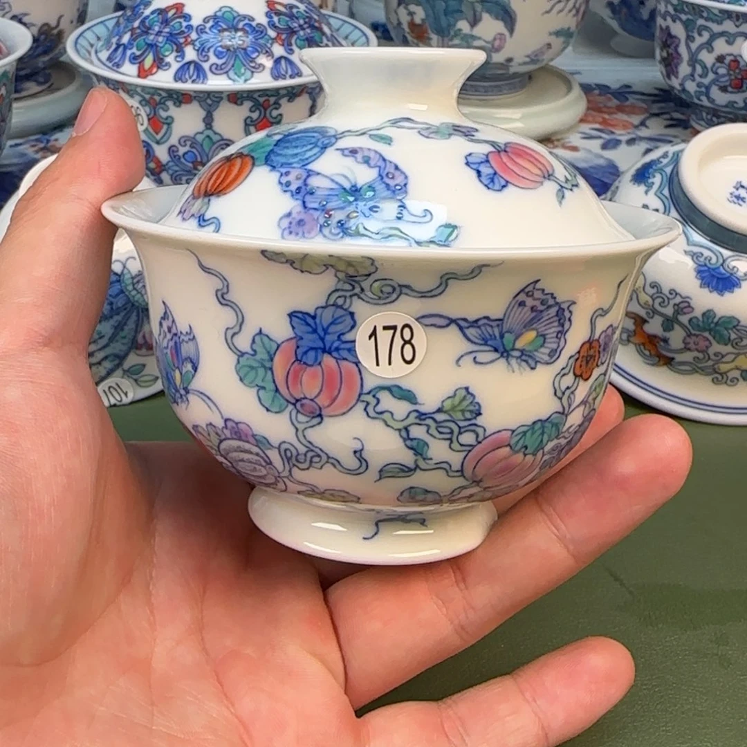 彦祖纯手工手绘茶具178