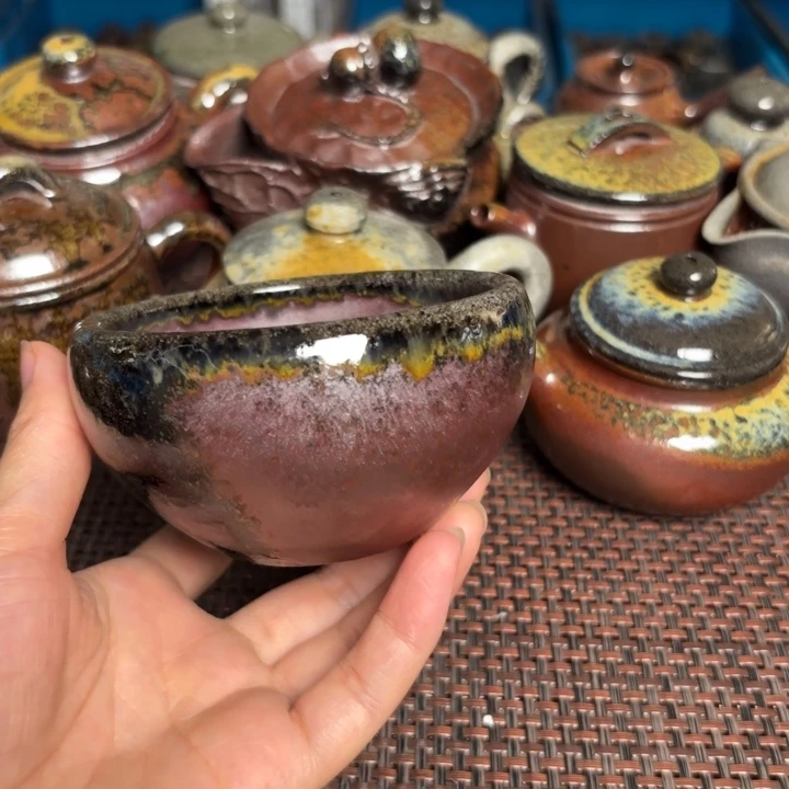 茶杯紫砂压手大杯160