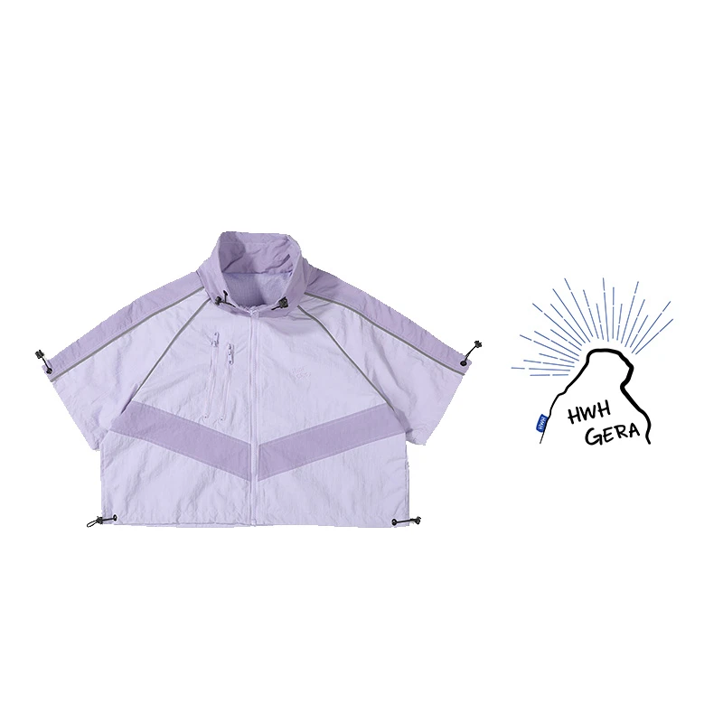 6617-Mountain Outdoor轻量化山系拼接速干户外夹克女