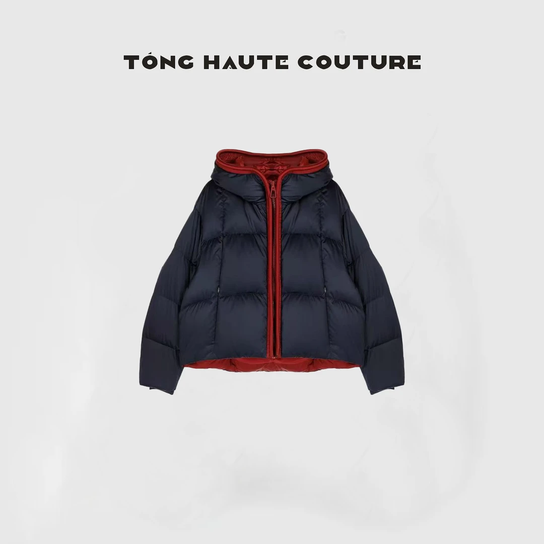 【听森】25年新国标95白鹅绒拼接时尚设计师款三防鹅绒服 YW595