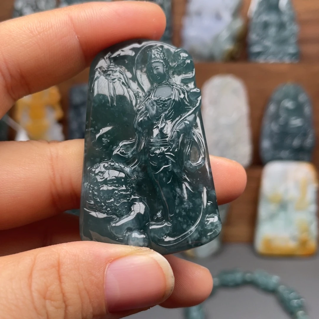 翡翠未镶嵌颈饰天然翡翠