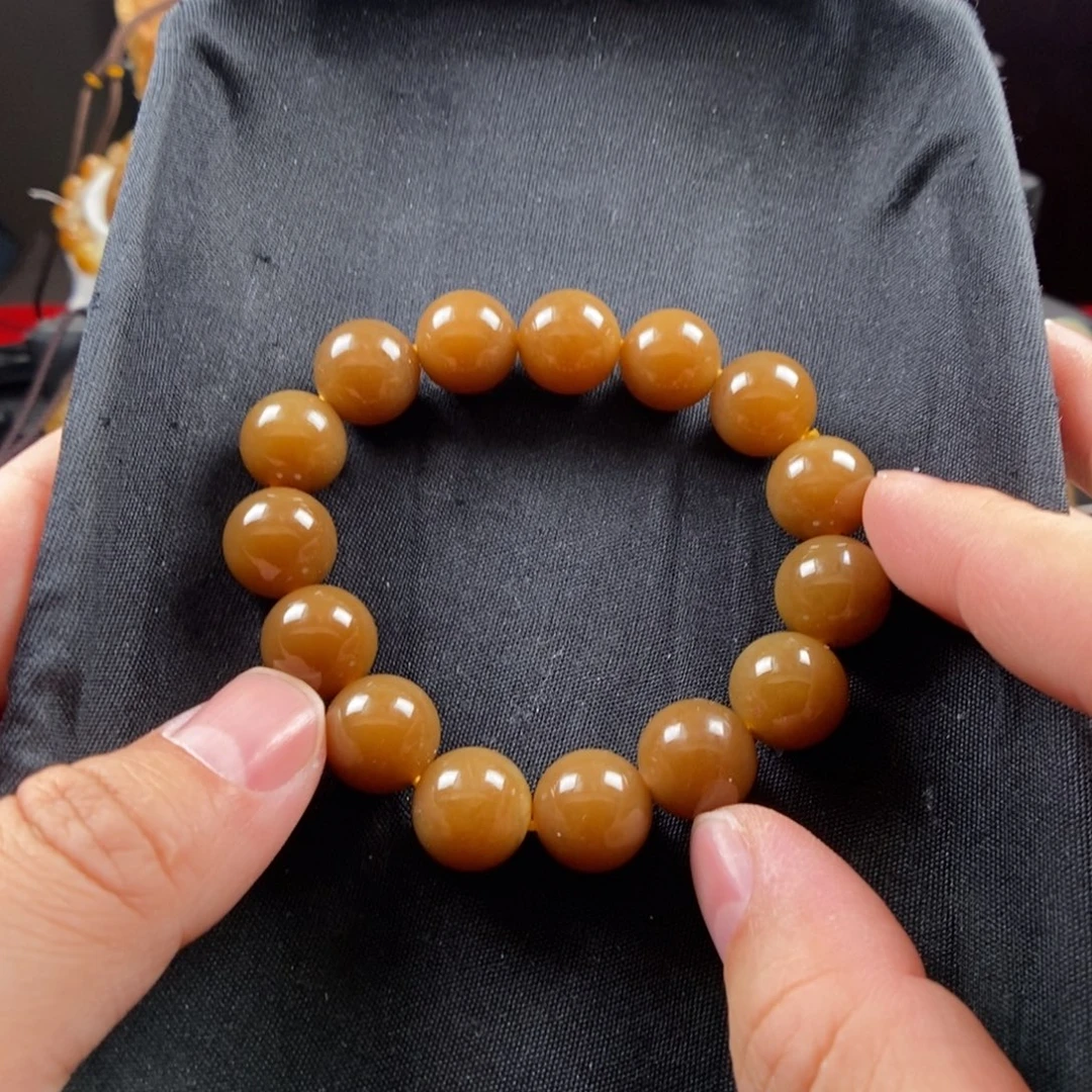 和田玉（糖玉）未镶嵌手链