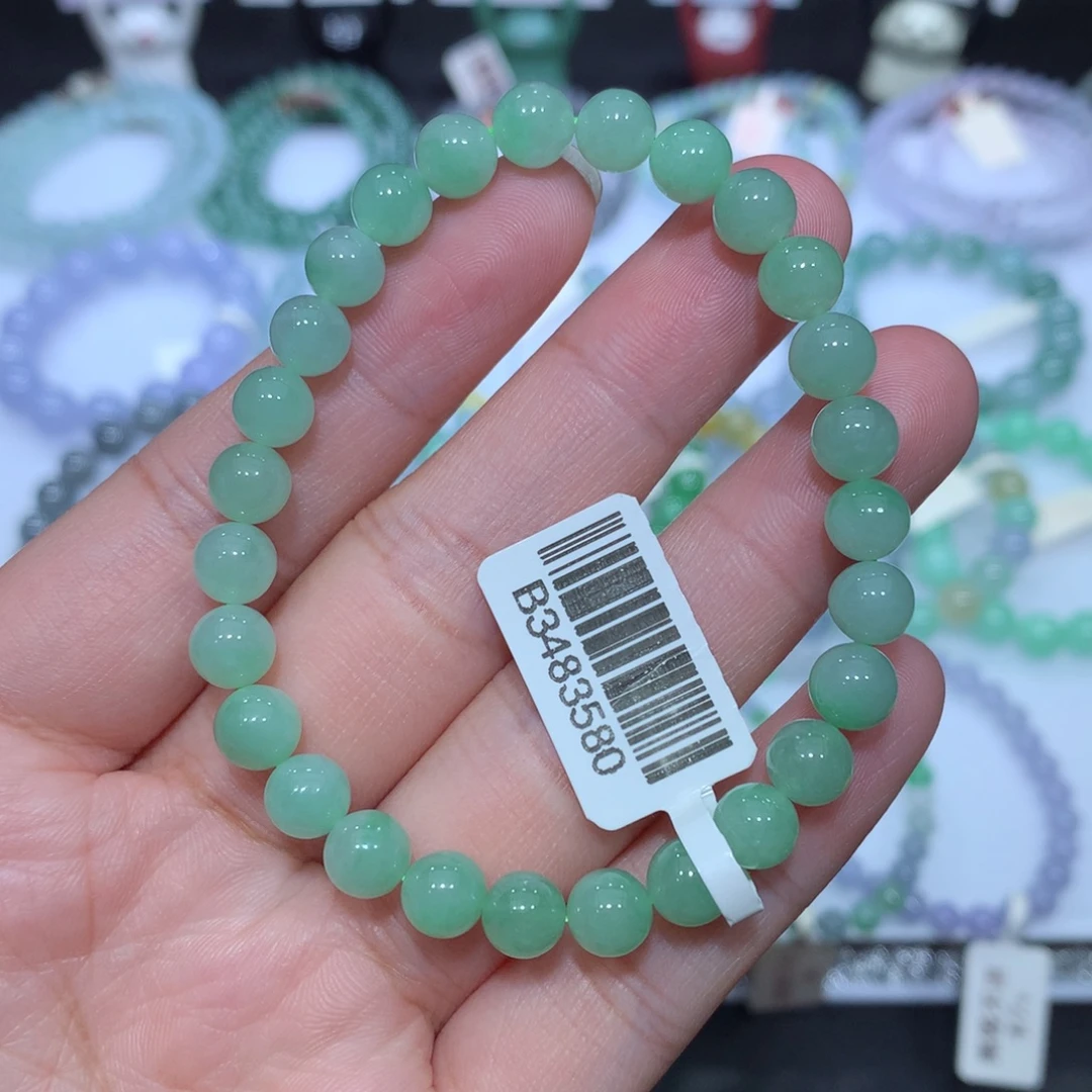 翡翠未镶嵌手串天然