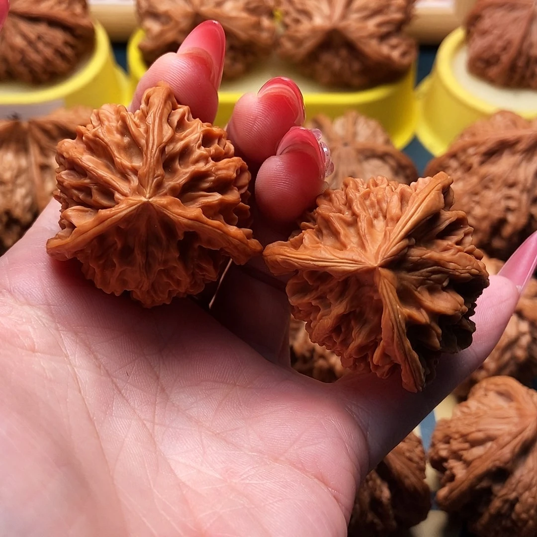 把件文玩核桃秦公子三棱 41