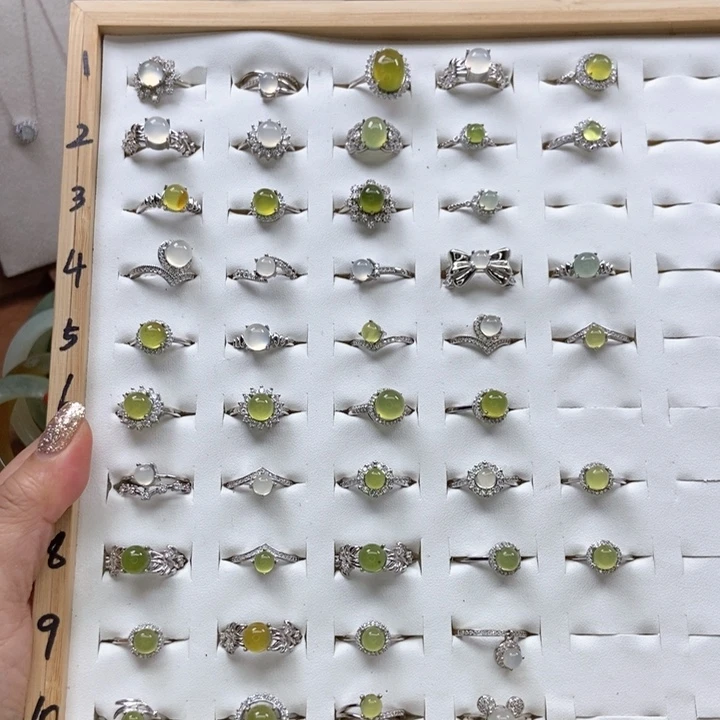 岫玉手镯手镯未镶嵌多样性，发一个