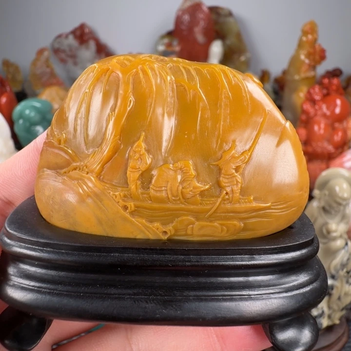 寿山石寿山石鹿目