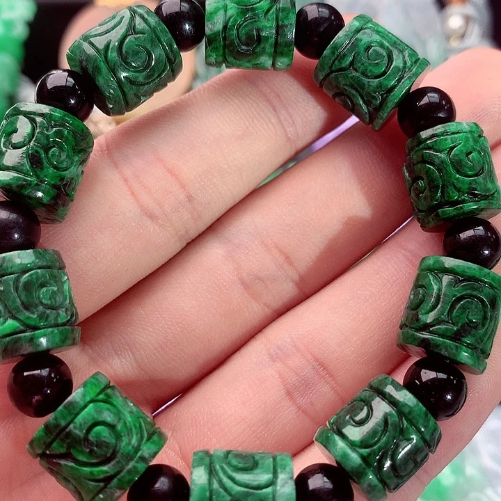 未镶嵌手链翡翠A货