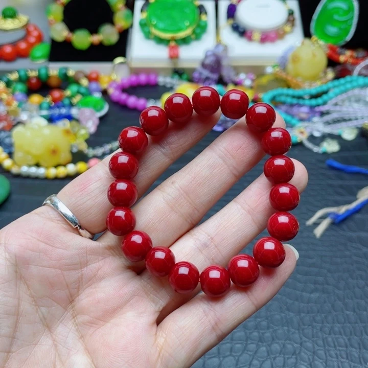 树脂制品103号红色手串