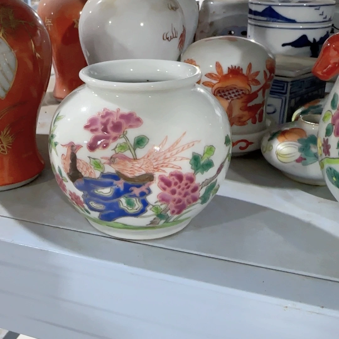 手绘瓷器，全部处理