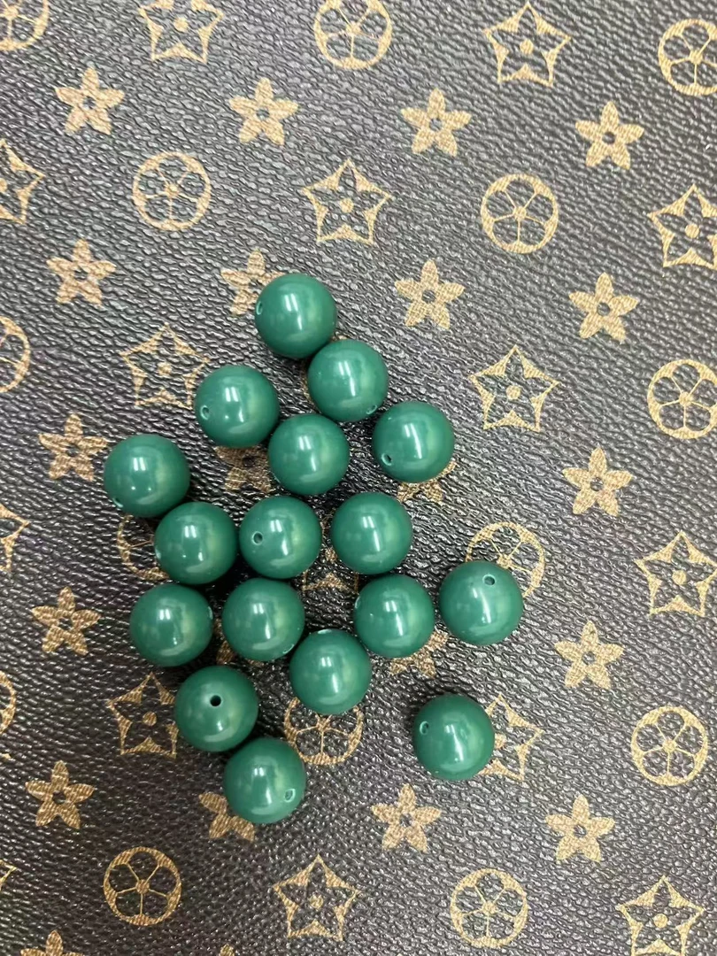 老绿矿松单珠配饰s7