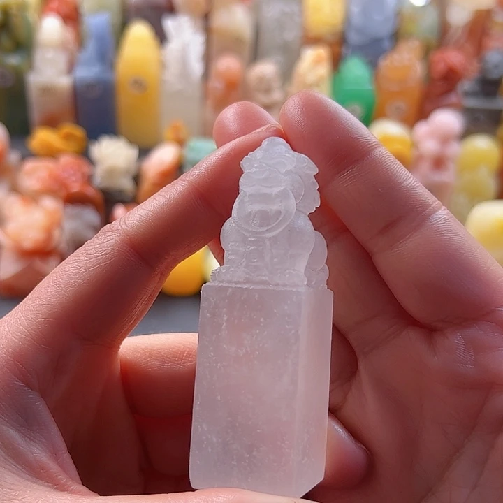 昌化石印石手工定制2.1厘米，狮子，包刻字