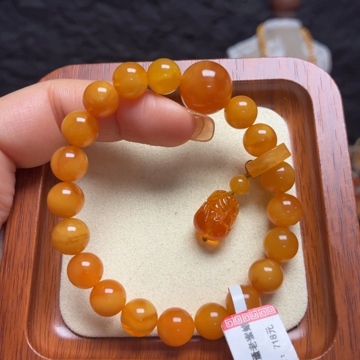 蜜蜡未镶嵌手链手串