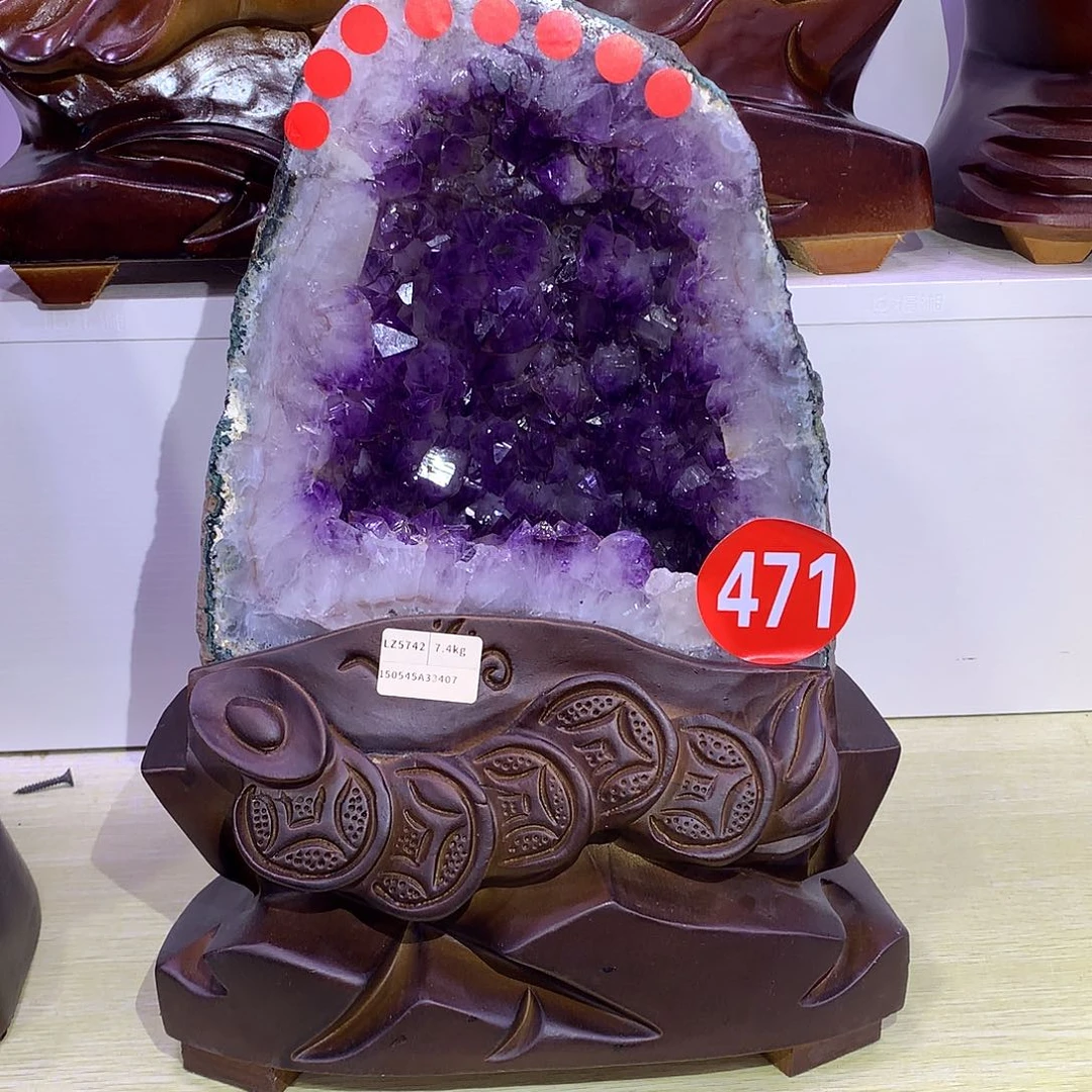 未镶嵌大型摆件（非配饰）紫晶