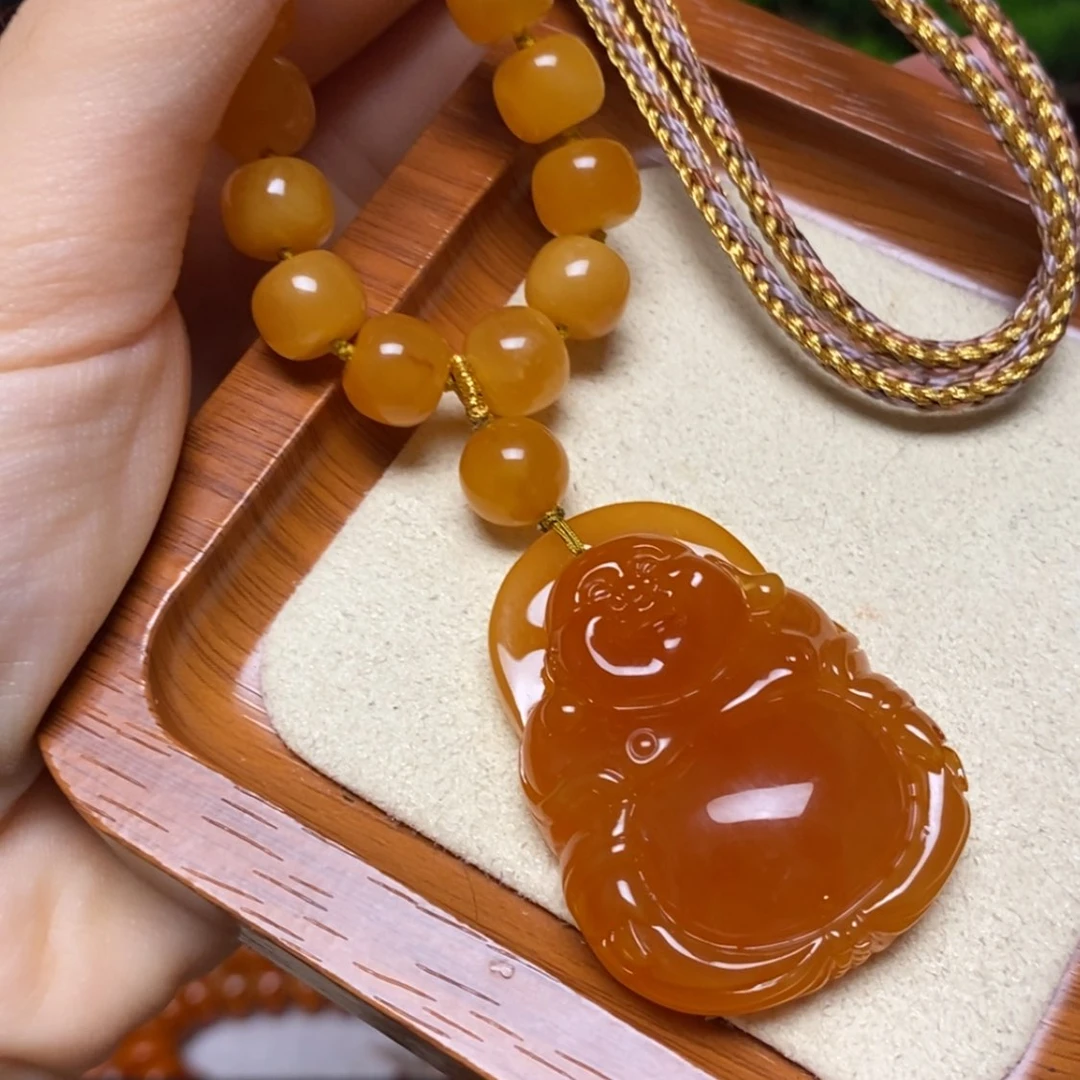 【闪购商品】蜜蜡颈饰未镶嵌项链