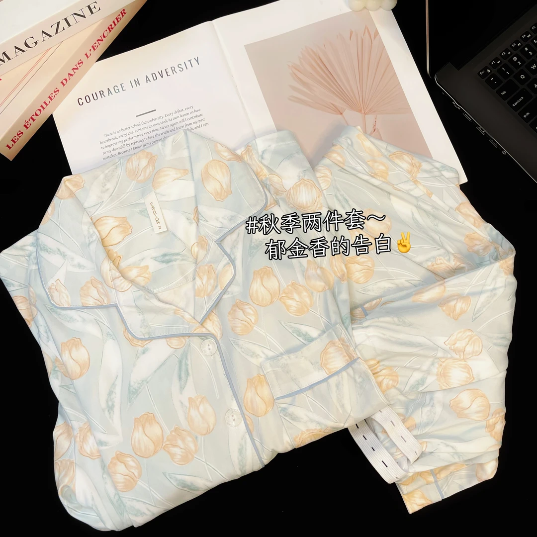 【秋冬云感棉带胸垫】月子服产后哺乳睡衣孕妇喂奶住院服家居服产妇