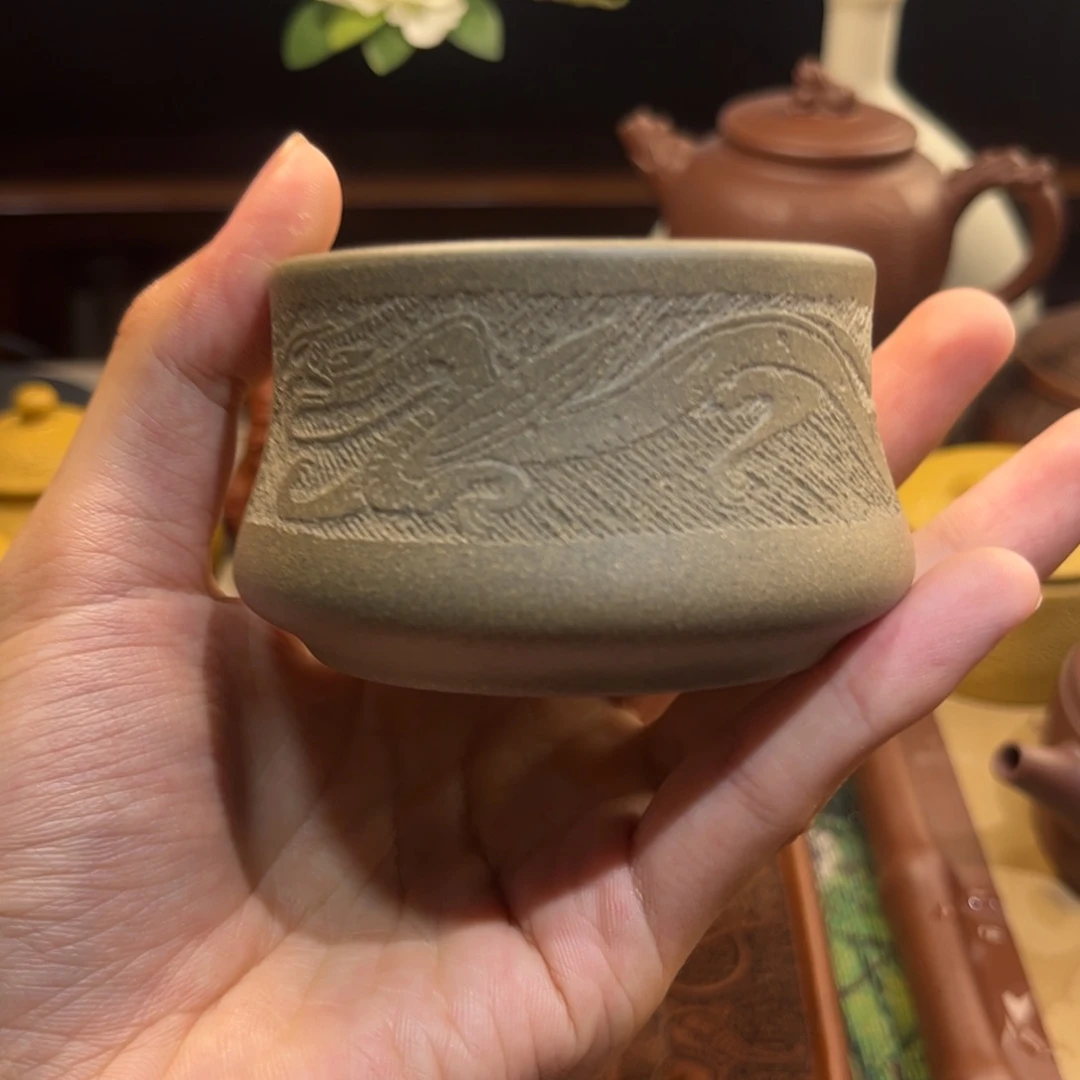 茶杯紫砂青段120cc