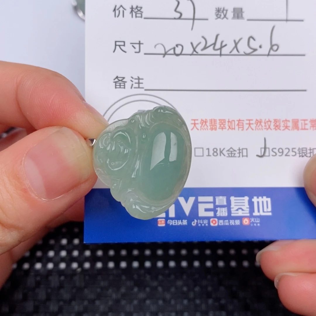 翡翠银S925镶嵌颈饰