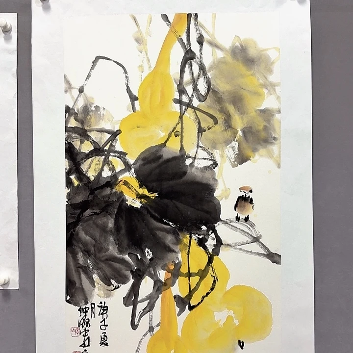 国画亲笔手绘放心去藏