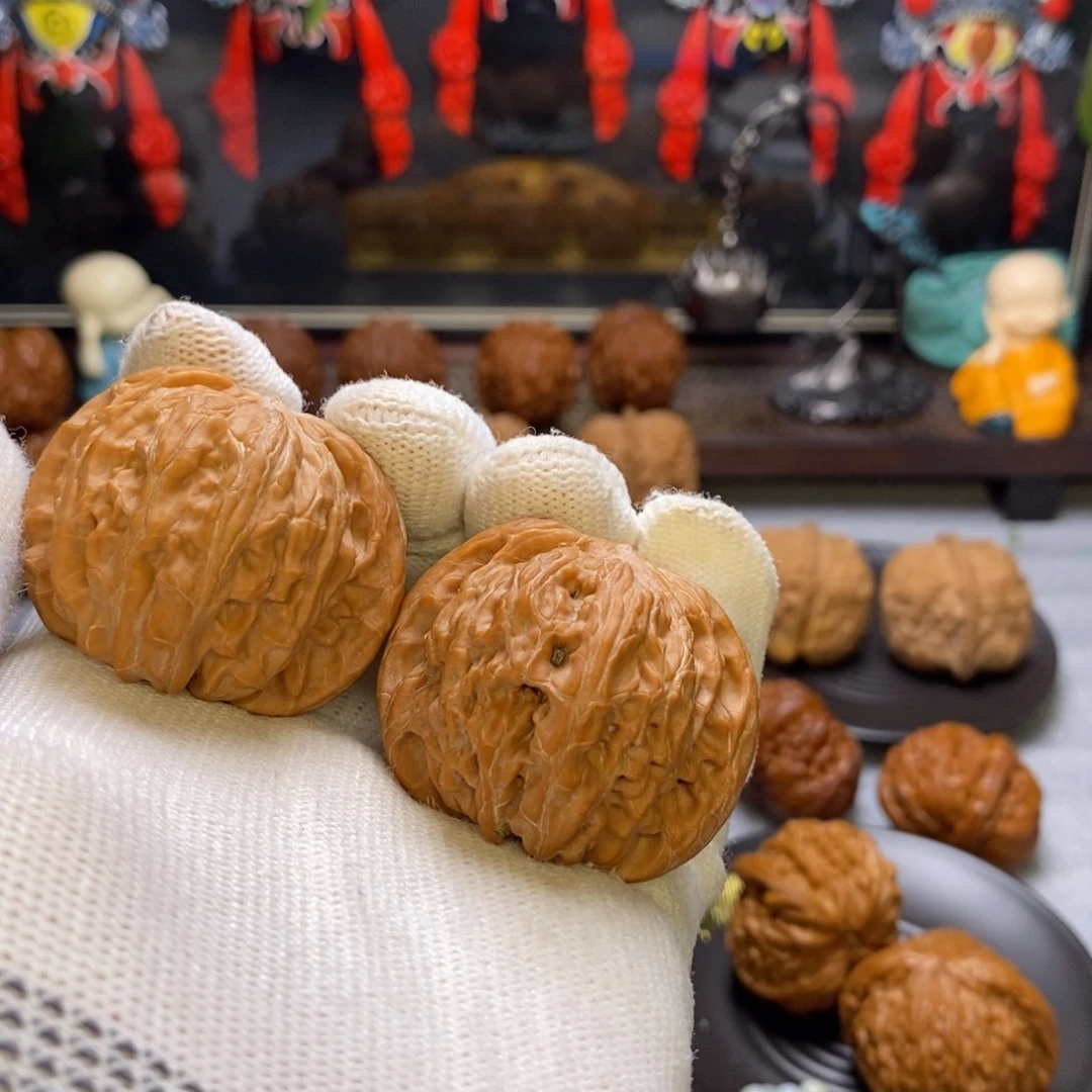 文玩核桃吊坠星*?40正磨