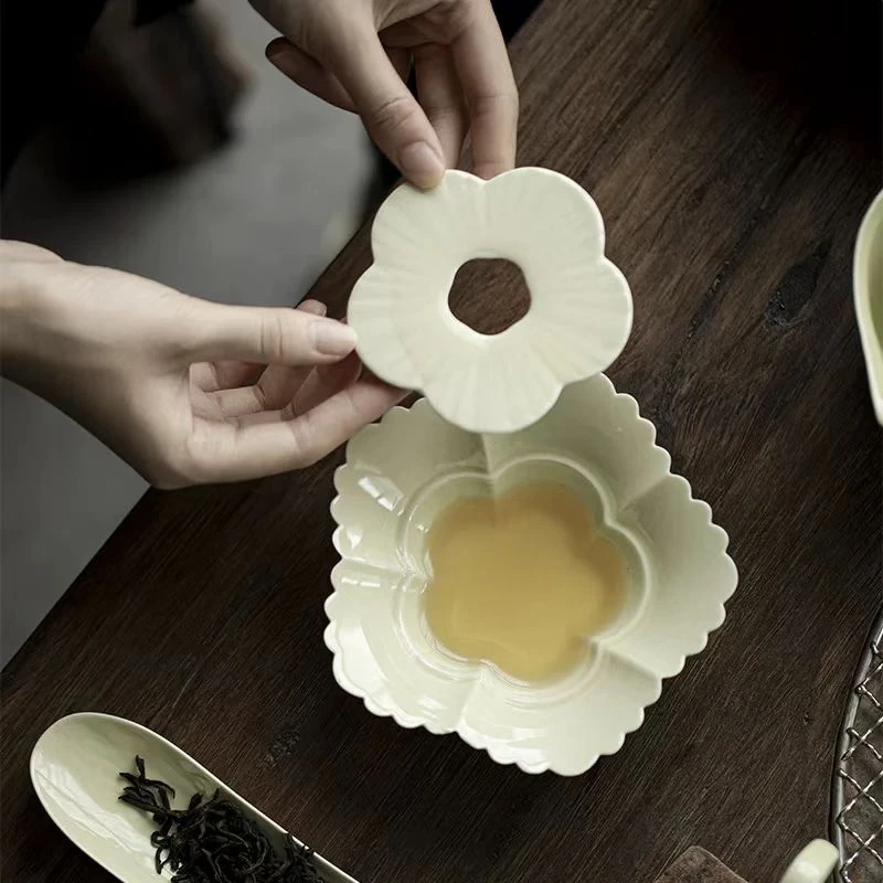 纳兰-芦苇青小花边五瓣建水（NL017122A）