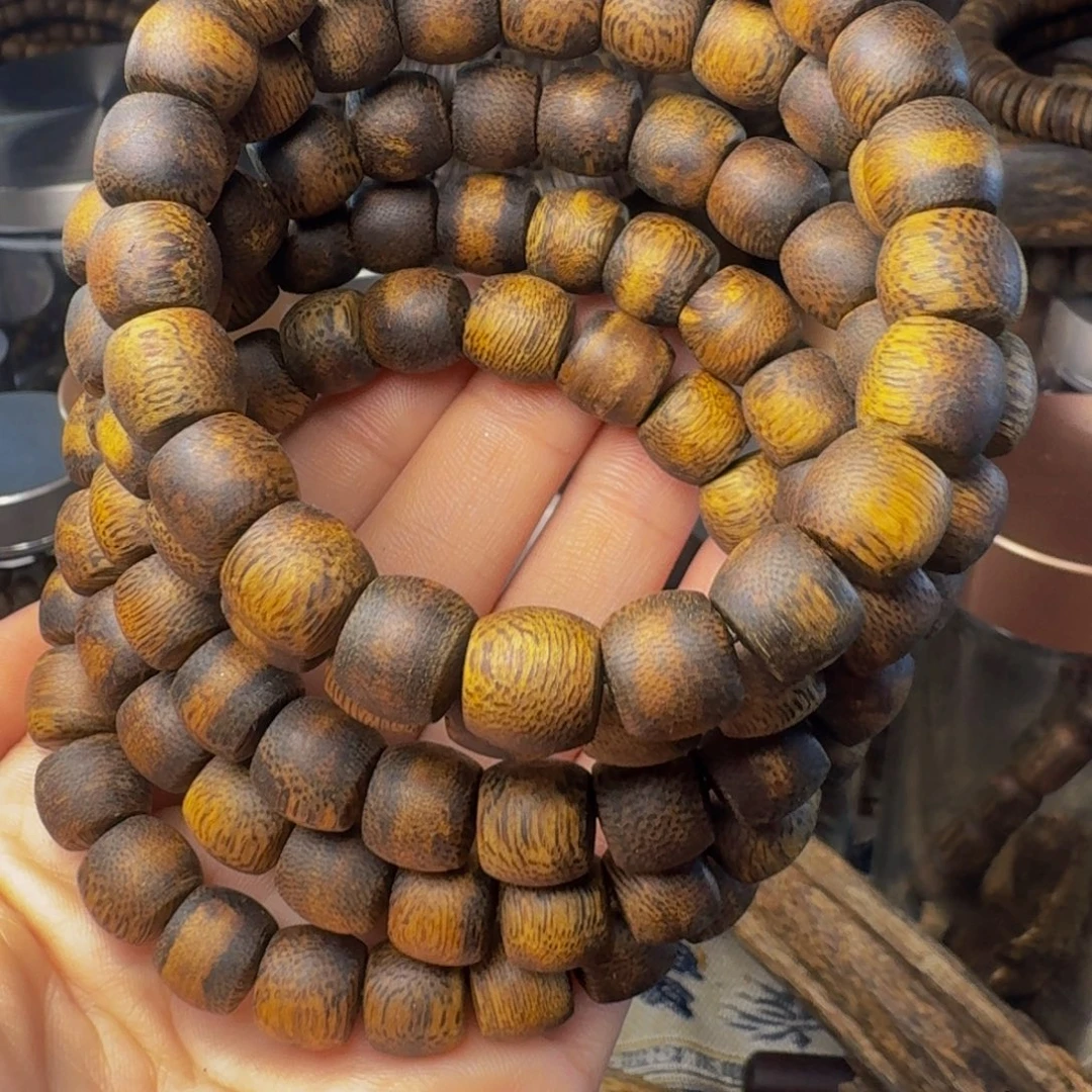 沉香碎屑沉香1:0老型鼓珠10克发一条