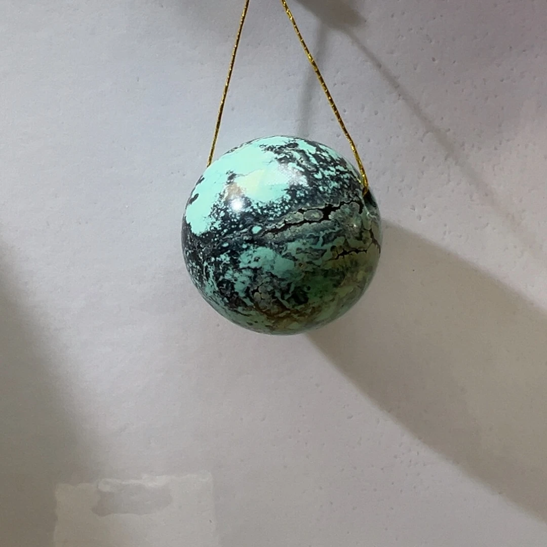 绿松石未镶嵌挂件21.3