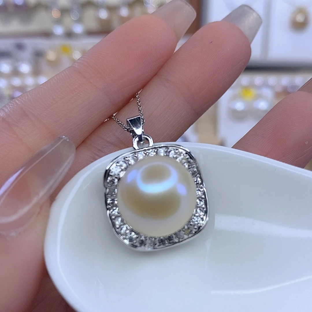 颈饰合金淡水珍珠