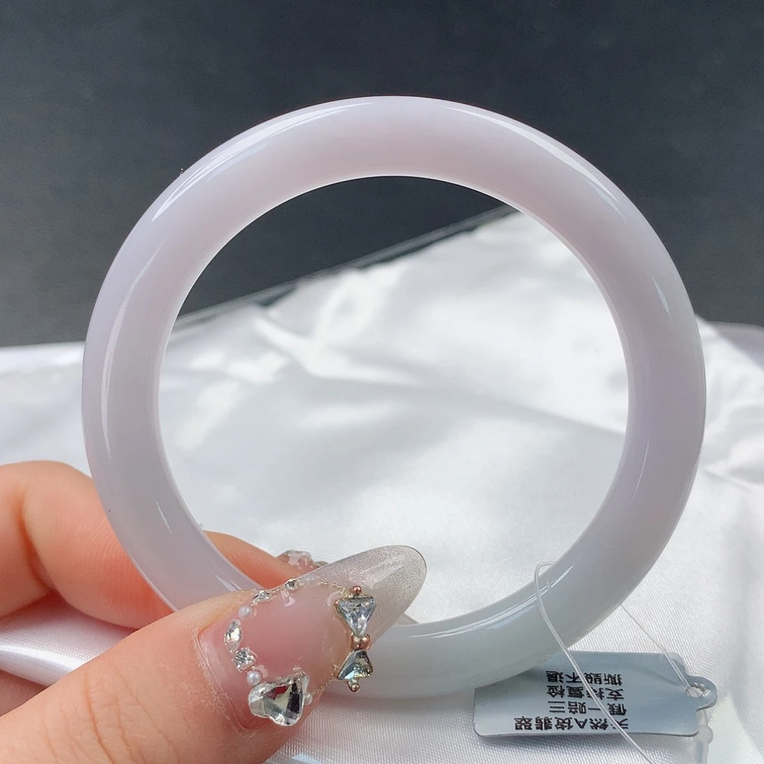 翡翠手镯未镶嵌3圆53