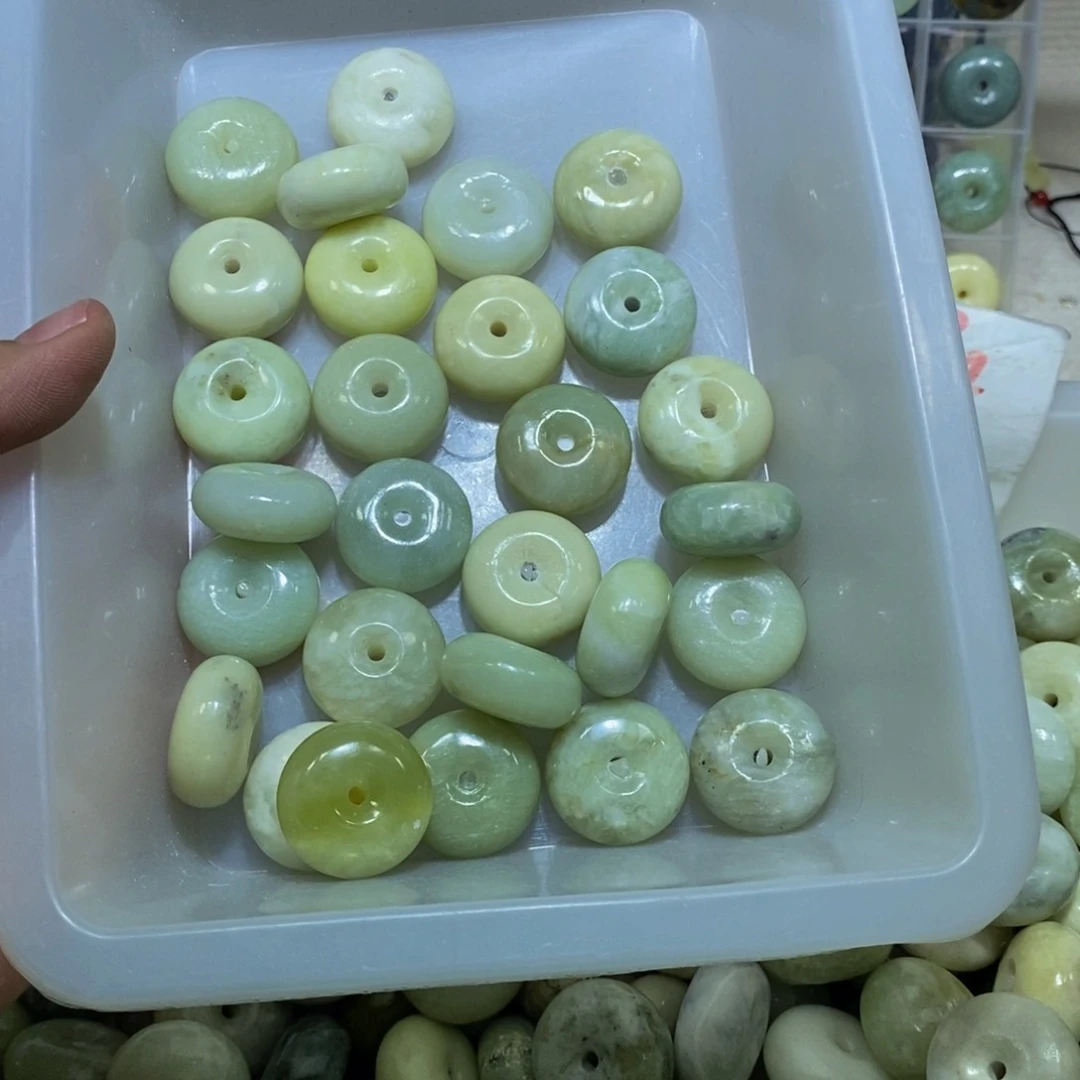 蛇纹石玉未镶嵌毛衣链53