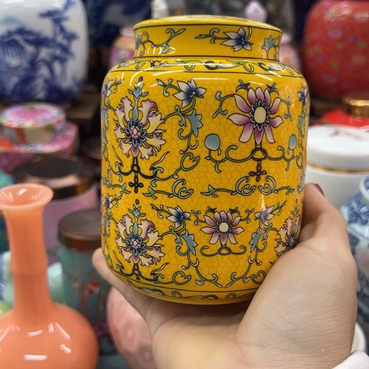 瓷片茶叶罐茶叶罐