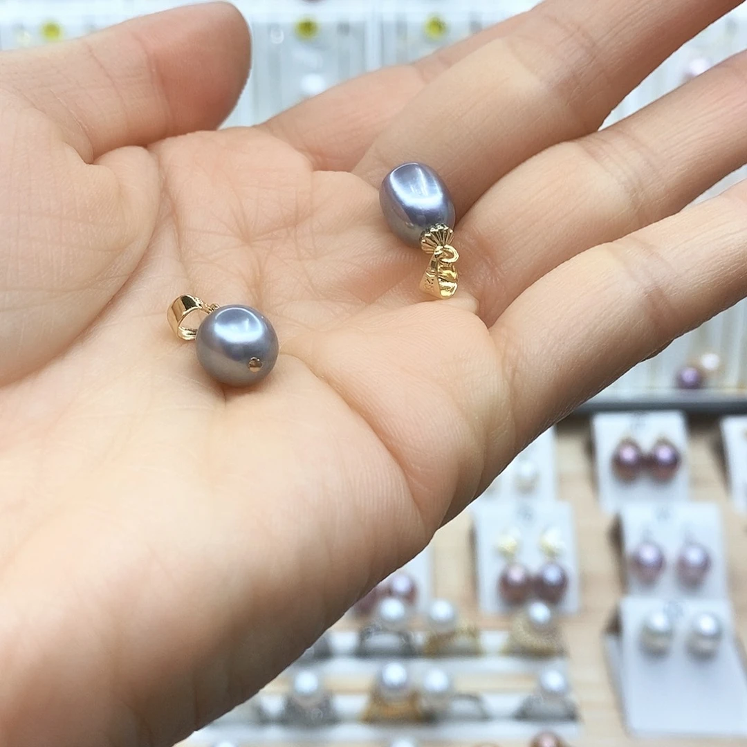 淡水珍珠吊坠(不含链)未镶嵌