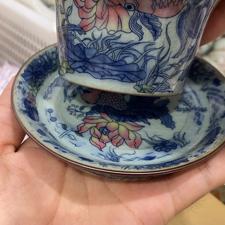 摆件景德镇陶瓷主人杯24566