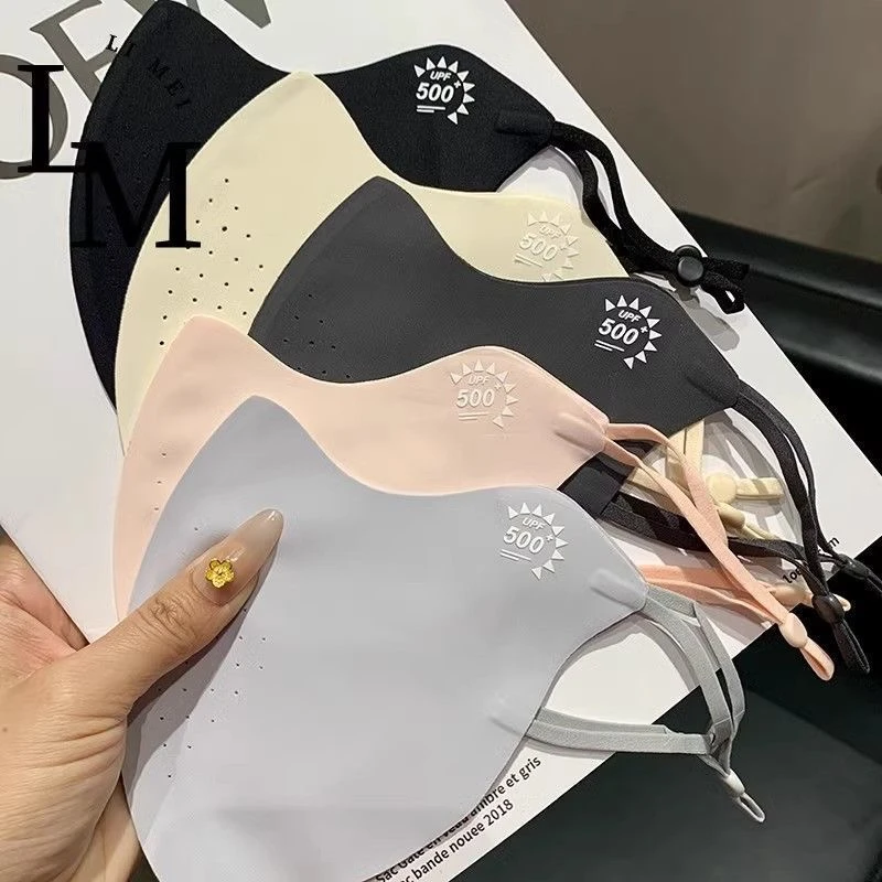 2025新款护眼角防晒口罩女款遮脸防紫外线夏季薄款冰丝立体不蹭妆